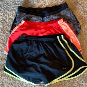 3 Nike shorts
